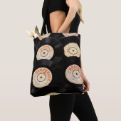 古いレコードのトートバッグ トートバッグ (クローズアップ)