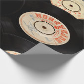 古いレコードのラッピング紙 ラッピングペーパー (角)