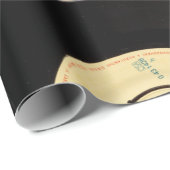 古いレコードのラッピング紙 ラッピングペーパー (ロールコーナー)