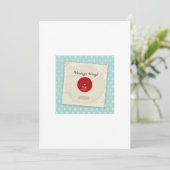 古いレコード招待状 招待状 (スタンド正面)