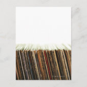 古いレコード ポストカード (正面)