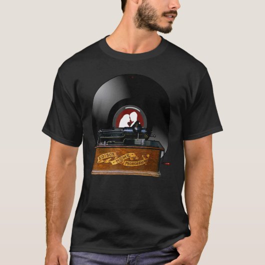古いレコード Tシャツ (正面)