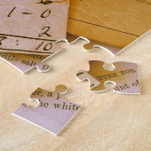 古いレシピ ジグソーパズル (側面)