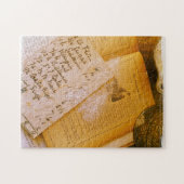 古いレシピ ジグソーパズル (横)