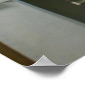 古いレトロな潜水艦で潜る ポスター (角)