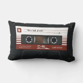 古いレトロの音楽カセットの組合せテープ ランバークッション (裏面)