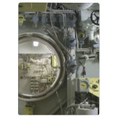 古いレトロ潜水艦 クリップボード (裏面)
