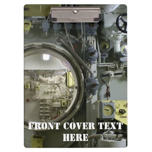 古いレトロ潜水艦 クリップボード (正面)