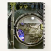 古いレトロ潜水艦 ノートブック (裏面)