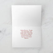 古いレトロ車と冬の風光明媚なクリスマスカード シーズンカード (内部)