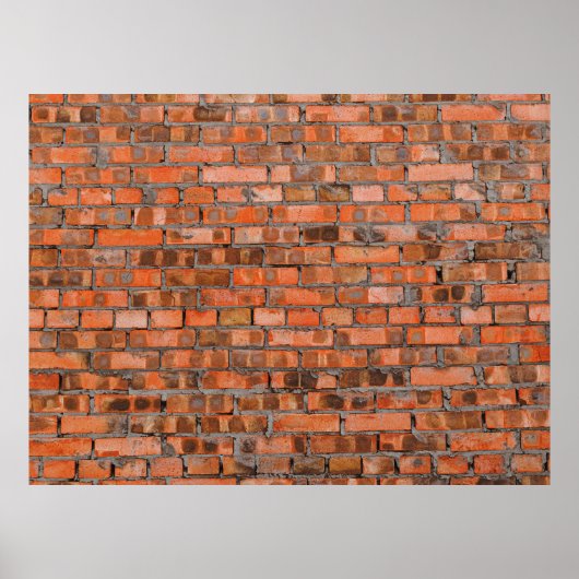 古いレンガの壁のテクスチャを閉じ込め、建築家 ポスター (正面)