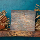 古いレンガの壁のテクスチャ フォトプラーク (側面)