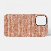 古いレンガの壁のテクスチャ iPhoneケース (裏面横)