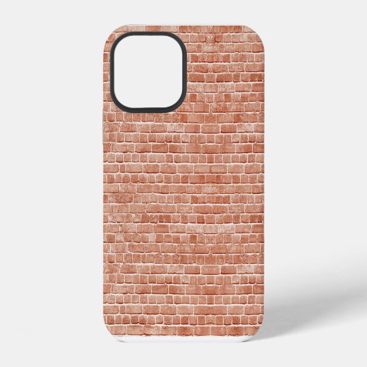 古いレンガの壁のテクスチャ iPhoneケース (裏面)