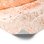 古いレンガの壁の背景とテクスチャを冷やす。 ポスター (角)