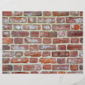 古いレンガの壁 チラシ (正面)