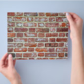 古いレンガの壁 チラシ (手)