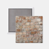 古いレンガの壁 マグネット (正面/裏面)