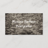 古いレンガの壁 名刺 (裏面)