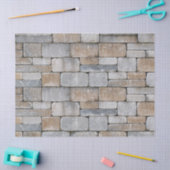 古いレンガ壁ティッシュペーパー 薄葉紙 (クラフト)