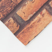 古いレンガ壁テクスチャ背景，ヒップ フリースブランケット (角)