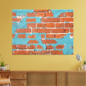 古いレンガ キャンバスプリント (インサイチュ (リビング))