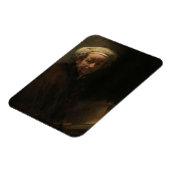 古いレンブラント自己の肖像画 マグネット (左側)