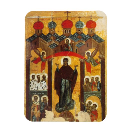 古いロシアのアイコンの割り当て マグネット (縦)