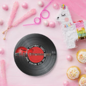 古いロッカーの男のギターの記録第45誕生会 ペーパープレート (パーティー)