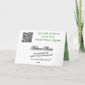 古いロッカーはAnniversayまたは引き起こります カード (裏面)