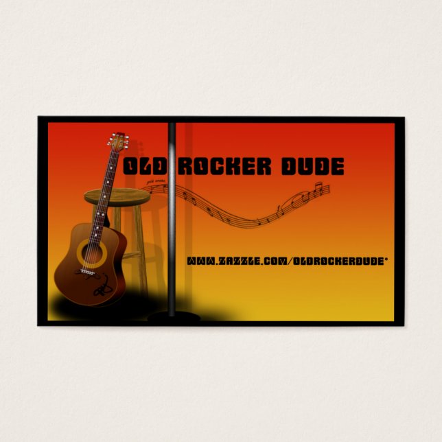 古いロッカーダデプロファイルカード (正面)