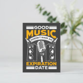 古いロッククラシックミュージックラバーフェスティバルコンサートファン ポストカード (スタンド正面)