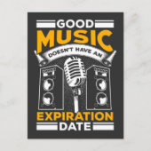 古いロッククラシックミュージックラバーフェスティバルコンサートファン ポストカード (正面)