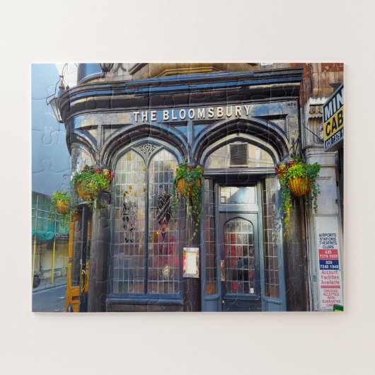 古いロンドン・パブ。 ジグソーパズル (横)