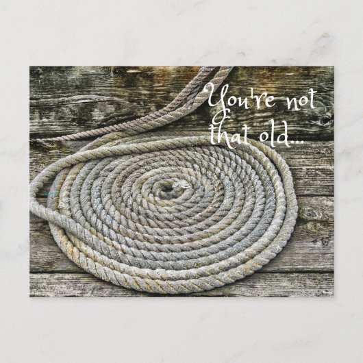 古いローおもしろいプ誕生日-あなたは古い ポストカード (正面)
