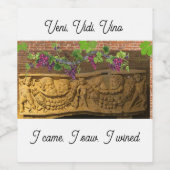 古いローマ美術を使用した食品・飲料ラベルセット ワインラベル (シングルラベル)