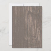 古いワゴンホイール結婚式招待状 招待状 (裏面)