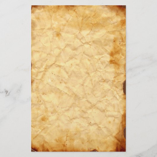 古いヴィンテージくしゃくしゃになった文房具2 便箋 (裏面)