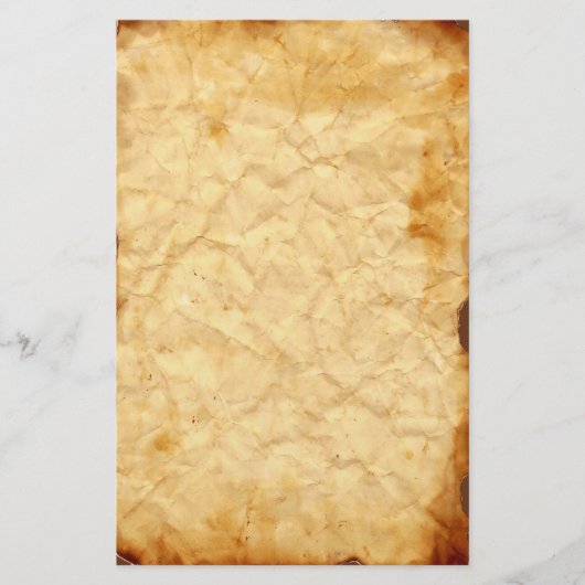 古いヴィンテージくしゃくしゃになった文房具2 便箋 (正面)