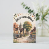 古いヴィンテージに入る ポストカード (スタンド正面)