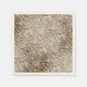 古いヴィンテージのウェディングレース スタンダードカクテルナプキン (正面)