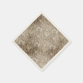 古いヴィンテージのウェディングレース スタンダードカクテルナプキン (角)