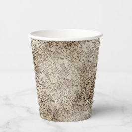 古いヴィンテージのウェディングレース 紙コップ