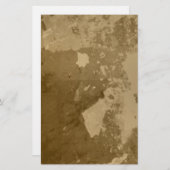 古いヴィンテージの動揺してな一見の執筆文房具 便箋 (正面/裏面)