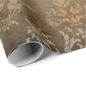 古いヴィンテージの壁紙グランジ。裏地の壁紙 ラッピングペーパー (ロールコーナー)