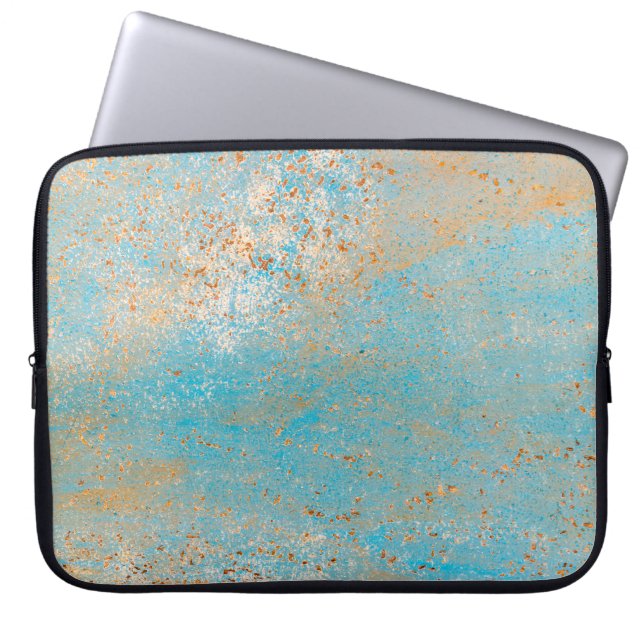 古いヴィンテージの木材の背景テクスチャの要約，熟成， ラップトップスリーブ (正面)