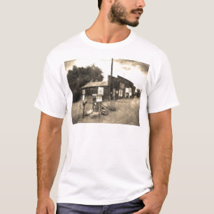 古いヴィンテージの給油所 Tシャツ