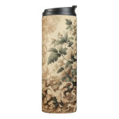 古いヴィンテージの葉のデザイン タンブラー (回転左)