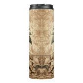 古いヴィンテージの葉のデザイン タンブラー (裏面)