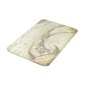 古いヴィンテージのProvincetownのケープコッドの地図 バスマット (アングル)